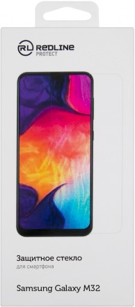 Стекло защитное RedLine Samsung Galaxy M32 прозрачное