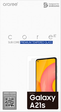 Стекло защитное Araree Samsung Galaxy A21s прозрачное