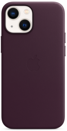 Клип-кейс Apple iPhone 13 mini MagSafe кожаный Темная вишня (MM0G3ZE/A)