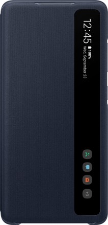 Чехол-книжка Samsung Smart Clear View Cover S20 FE Deep Blue (EF-ZG780CNEGRU)
