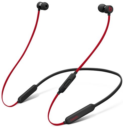 Беспроводные наушники с микрофоном Beats BeatsX Earphones  Bluetooth с ободом black-red (MRQA2ZE/A)