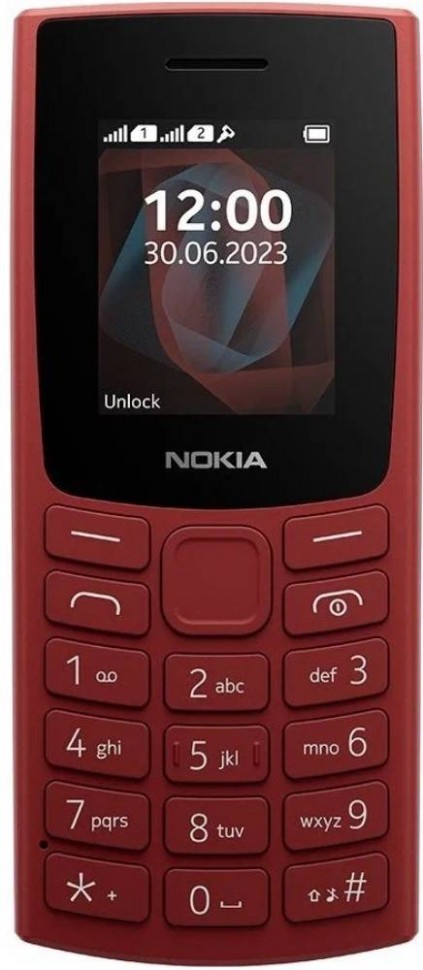 Мобильный телефон Nokia 105 (2023) Dual sim Красный Мобильный телефон Nokia 105 (2023) Dual sim Красный