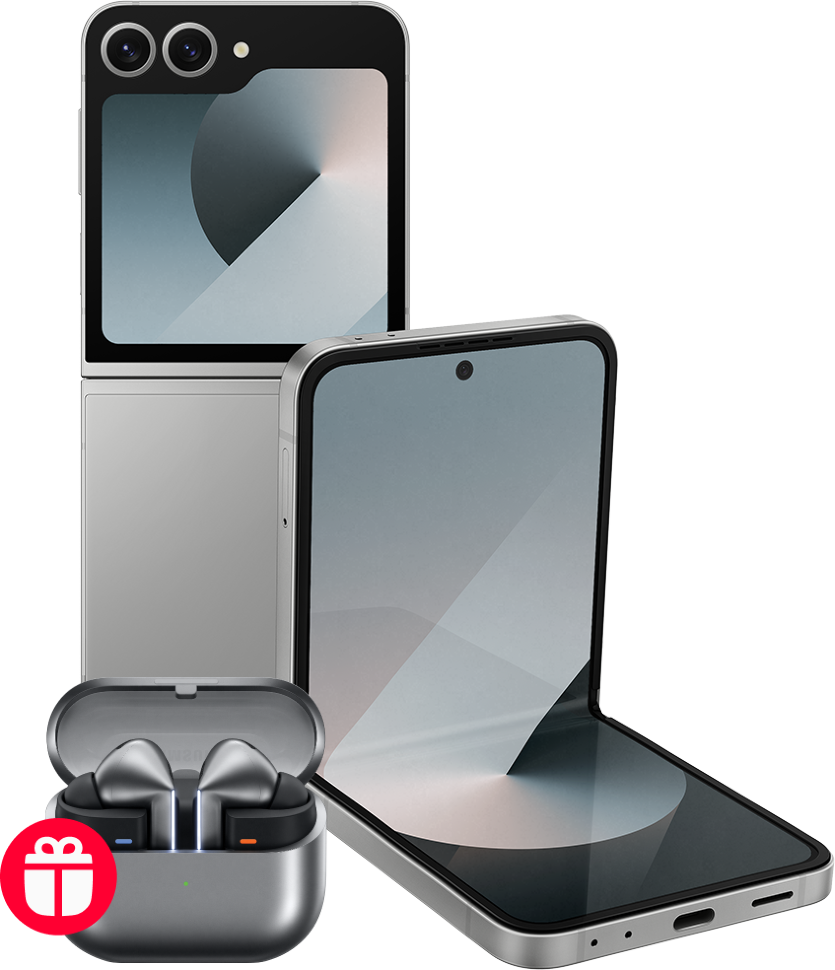 Смартфон Samsung Galaxy Z Flip6 12/256 Гб 5G Серебристый