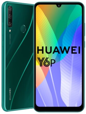 Смартфон HUAWEI Y6p 3/64Gb NFC Изумрудно-зеленый