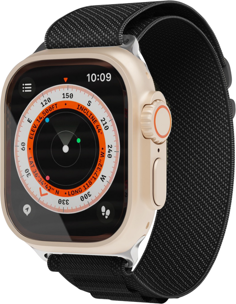 Ремешок для умных часов VLP Extreme Band для Apple Watch 42|44|45|49mm Черный Ремешок для умных часов VLP Extreme Band для Apple Watch 42|44|45|49mm Черный