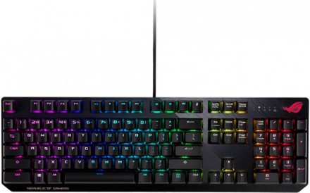 Клавиатура Asus XA02 Rog Strix Scope проводная Black