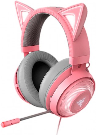 Игровая гарнитура Razer Kraken Kitty Quartz проводная Pink