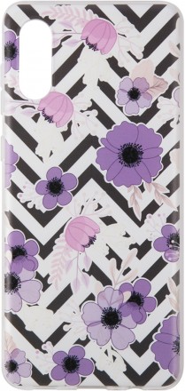 Клип-кейс RedLine Samsung Galaxy A02 принт Цветы 01