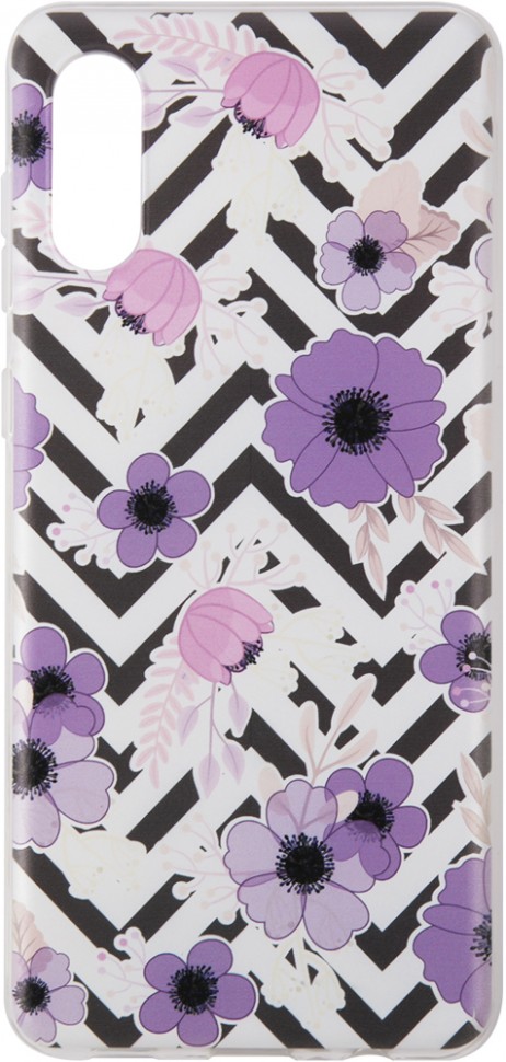Клип-кейс RedLine Samsung Galaxy A02 принт Цветы 01