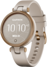Часы Garmin Lily Sport Edition безель розовое золота + песочный ремешок