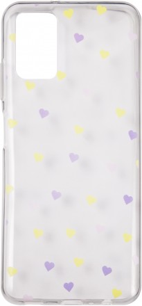Клип-кейс RedLine Samsung Galaxy A03s принт Сердечки 01