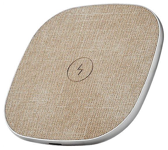 Беспроводное зарядное устройство uBear Stream 10W slim Beige