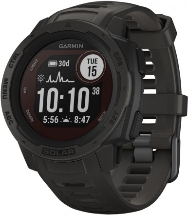 Часы Garmin Instinct Solar Graphite Black