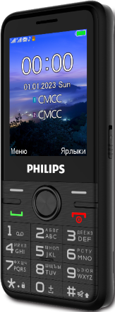 Мобильный телефон Philips Xenium E6500 Dual sim Черный