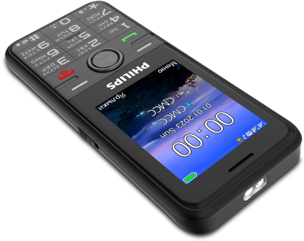 Мобильный телефон Philips Xenium E6500 Dual sim Черный