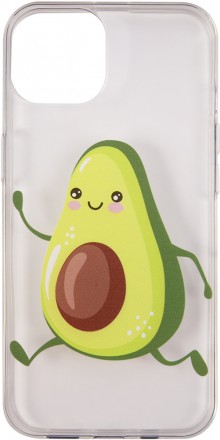 Клип-кейс RedLine iPhone 13 принт Авокадо 01