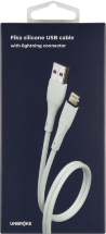 Дата-кабель UNBROKE Fika USB-Lightning 1 метр до 2A белый