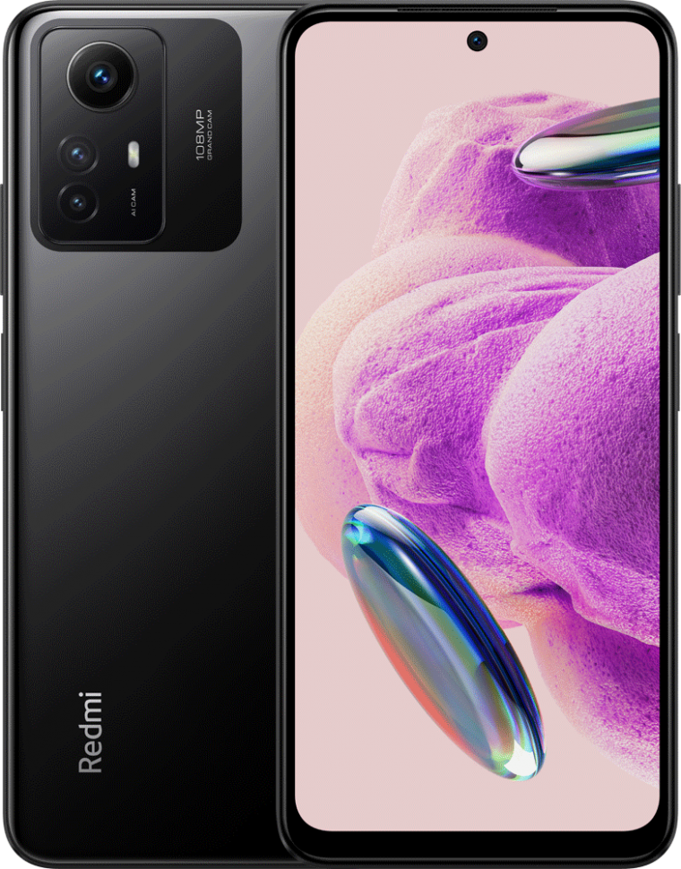 Смартфон Xiaomi Redmi Note 12S 8/256 Гб Чёрный оникс Смартфон Xiaomi Redmi Note 12S 8/256 Гб Чёрный оникс