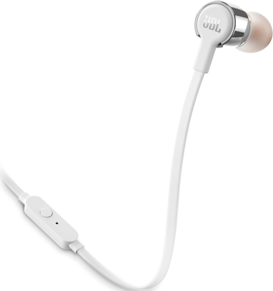 Наушники с микрофоном JBL T210 Silver