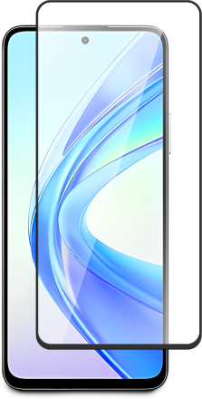 Стекло защитное для HONOR X7b Черная рамка