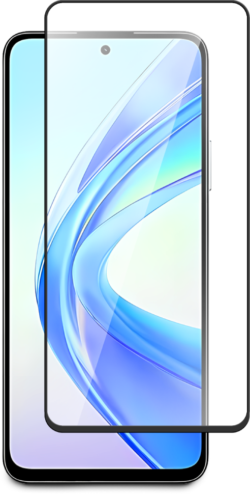 Стекло защитное для HONOR X7b Черная рамка Стекло защитное для HONOR X7b Черная рамка