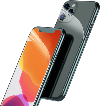 Пленка защитная Handy Panzer для смартфона (две стороны) и услуга наклейки