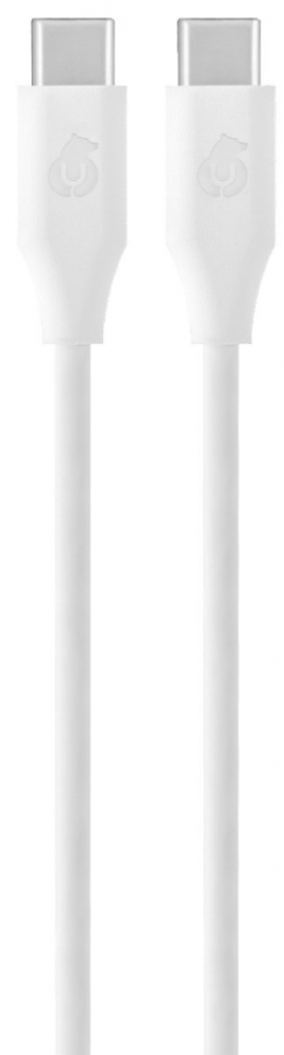Дата-кабель uBear Life USB-C-USB-C 60W 1.2 м Белый Дата-кабель uBear Life USB-C-USB-C 60W 1.2 м Белый