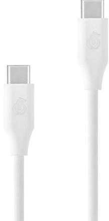 Дата-кабель uBear Life USB-C-USB-C 60W 1.2 м Белый