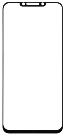 Стекло защитное RedLine Full Glue для HUAWEI nova Y91  Черная рамка