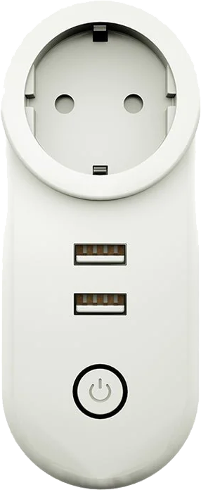 Умная розетка MOES Smart Socket ZP-LZ-EU2U, Zigbee, 110-240 В, 16А Белая Умная розетка MOES Smart Socket ZP-LZ-EU2U, Zigbee, 110-240 В, 16А Белая