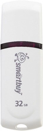 USB Flash Smartbuy 32Gb USB2.0 Paean White (SB32GBPN-W)