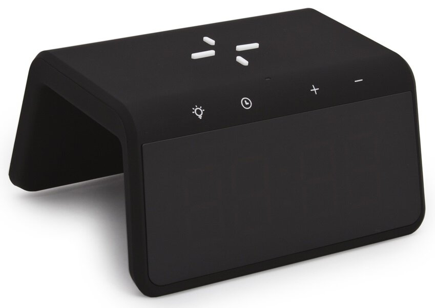 Беспроводное зарядное устройство Zetton с функцией часов и будильника Black (ZTSY-W0258QI10WACBLRU) Беспроводное зарядное устройство Zetton с функцией часов и будильника Black (ZTSY-W0258QI10WACBLRU)