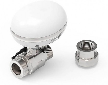 Умный шаровый кран HIPER IoT Valve 1/2 с электроприводом White