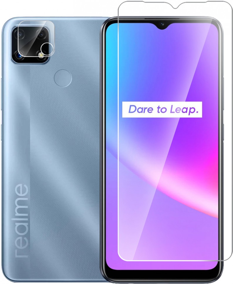 Стекло защитное Borasco Hybrid Glass (Экран+Камера) Realme C25s прозрачное Стекло защитное Borasco Hybrid Glass (Экран+Камера) Realme C25s прозрачное