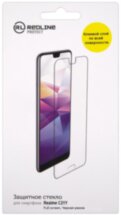 Стекло защитное RedLine Realme C21Y черная рамка