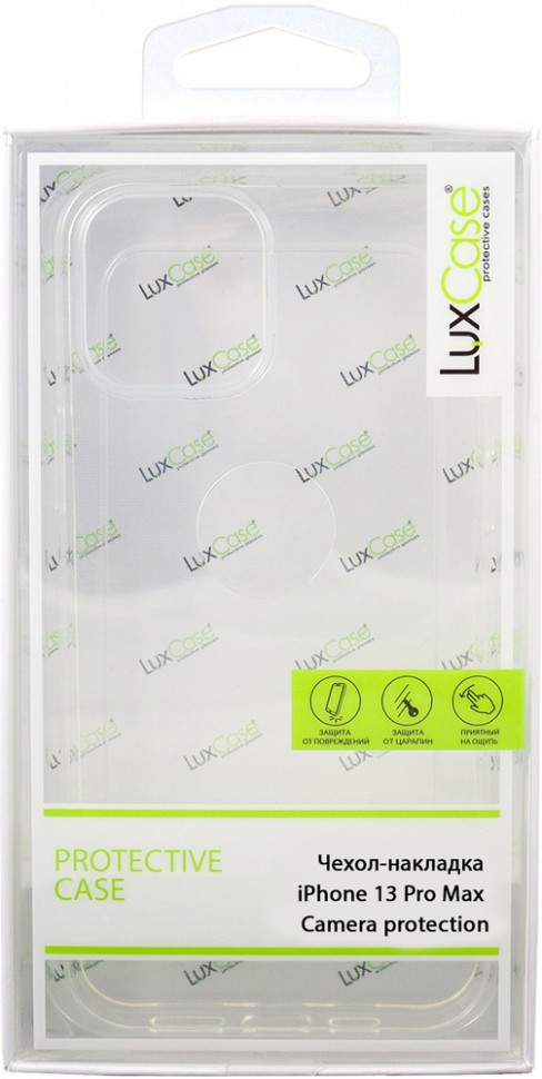 Клип-кейс LuxCase iPhone 13 pro max Camera protection прозрачный