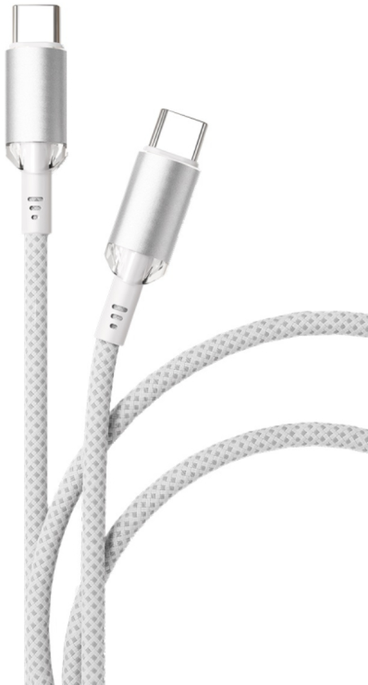 Дата-кабель VLP Diamond Cable USB C-USB C 1.2 м Белый Дата-кабель VLP Diamond Cable USB C-USB C 1.2 м Белый
