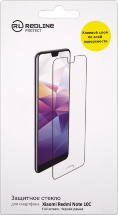 Стекло защитное RedLine Xiaomi Redmi Note 10C черная рамка