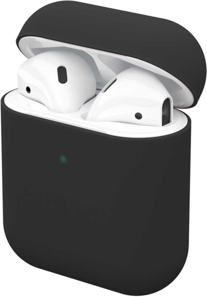 Чехол uBear AirPods 2 TouchCase light Black Чехол uBear AirPods 2 TouchCase light Black