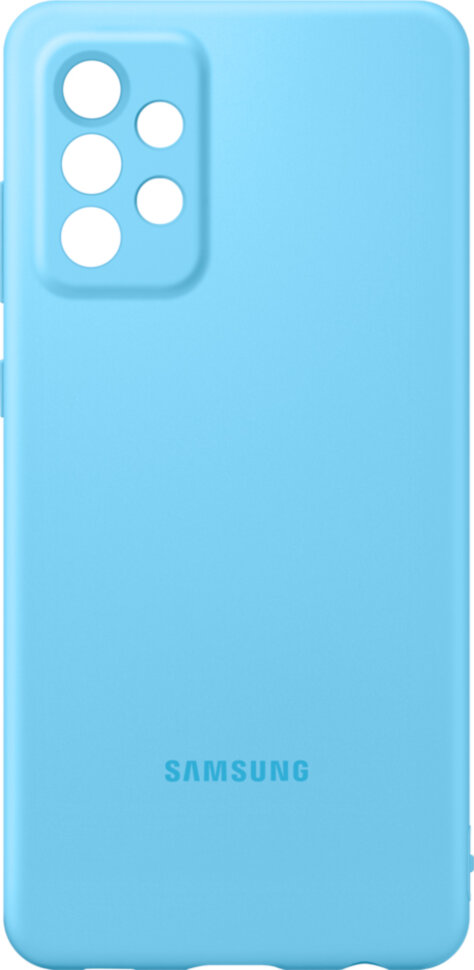 Клип-кейс Samsung Galaxy A72 Silicone Cover Blue (EF-PA725TLEGRU) Клип-кейс Samsung Galaxy A72 Silicone Cover Blue (EF-PA725TLEGRU)