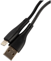 Дата-кабель UNBROKE Fika USB-Lightning 1 метр до 2A черный