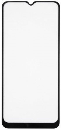 Стекло защитное RedLine ZTE Blade A71 черная рамка