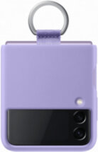 Клип-кейс Samsung Galaxy Z Flip3 Silicone Cover с кольцом Lavender (EF-PF711TVEGRU)