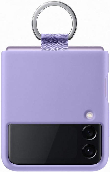 Клип-кейс Samsung Galaxy Z Flip3 Silicone Cover с кольцом Lavender (EF-PF711TVEGRU) Клип-кейс Samsung Galaxy Z Flip3 Silicone Cover с кольцом Lavender (EF-PF711TVEGRU)