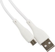 Дата-кабель UNBROKE Fika USB-MicroUSB 1 метр до 2A Белый