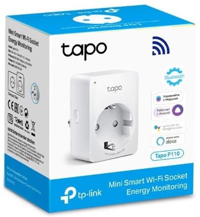 Умная розетка TP-Link Tapo P110 Белая