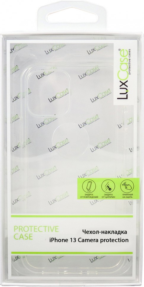 Клип-кейс LuxCase iPhone 13 Camera protection прозрачный