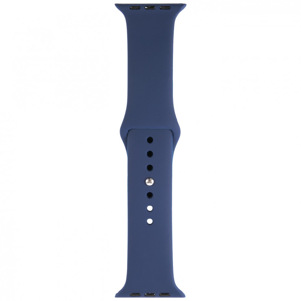 Ремешок для умных часов RedLine Apple Watch 42/44мм силиконовый Blue