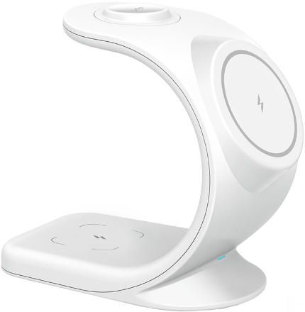 Беспроводное зарядное устройство VLP Powerstand 3 in 1 Белое