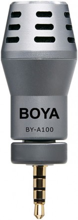 Микрофон Boya BY-A100 всенаправленный конденсаторный Black
